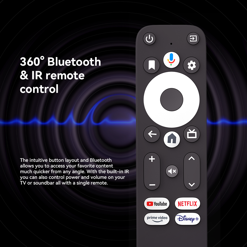 GD1 Amlogic S905Y4 Google Certified 4K Android TV Stick