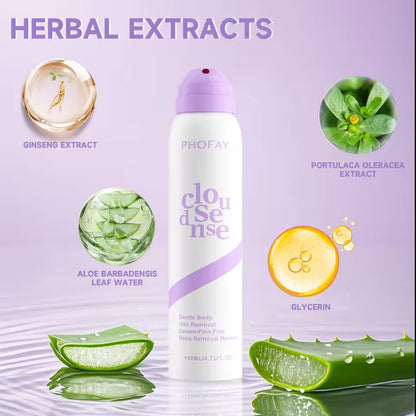 PHOFAY Hair Removal Spray Fast Painless for Men Woman